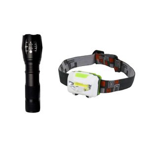 Combo Linternas De Cabeza + Linterna Led LX-H44AF230 Lynx Security