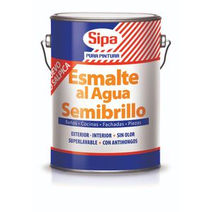 Esmalte al Agua Semibrillo Gl Sipa Blanco Hueso