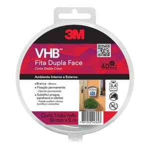 Cinta Doble Contacto Exterior Vhb 19Mm X 5Mt 3M